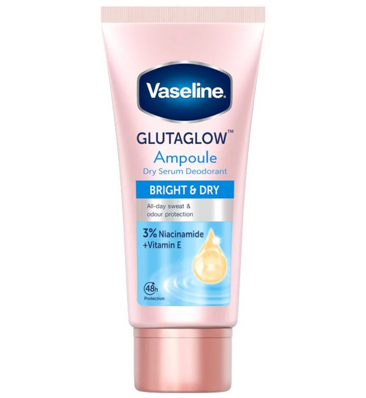 Vaseline GlutaGlow Ampoule Dry Serum Deodorant Bright & Dry