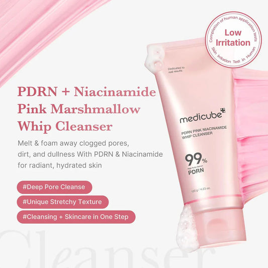 Medicube PDRN Pink Whip Cleanser