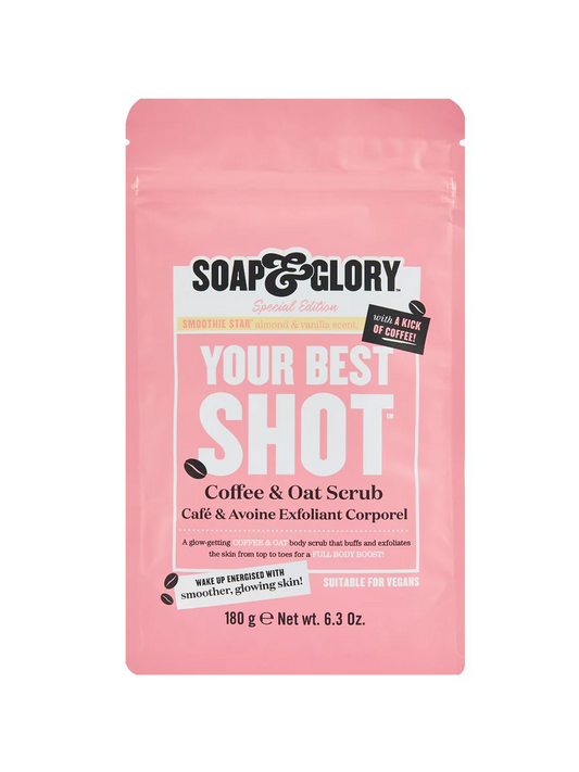 Soap & Glory Smoothie Star Your Best Shot Coffee & Oat Exfoliating Body Scrub