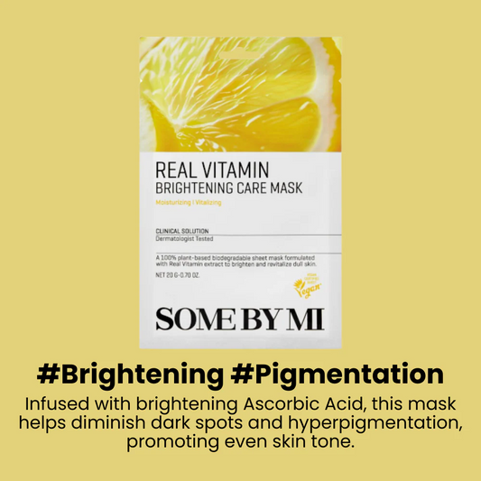 Some By Mi Real Vitamin Brightening Care Mask 1ea