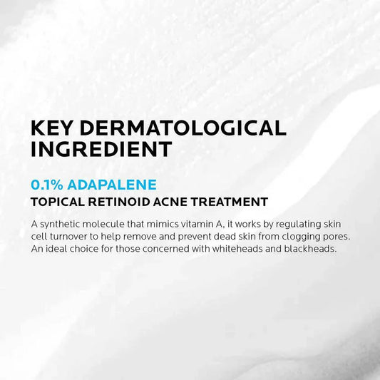 La Roche-Posay Effaclar Adapalene Gel 0.1% Acne Treatment