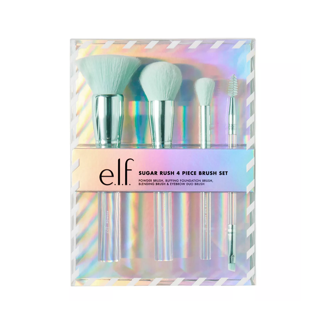 e.l.f. Holiday Sugar Rush Brush Gift Set - 4pc 3